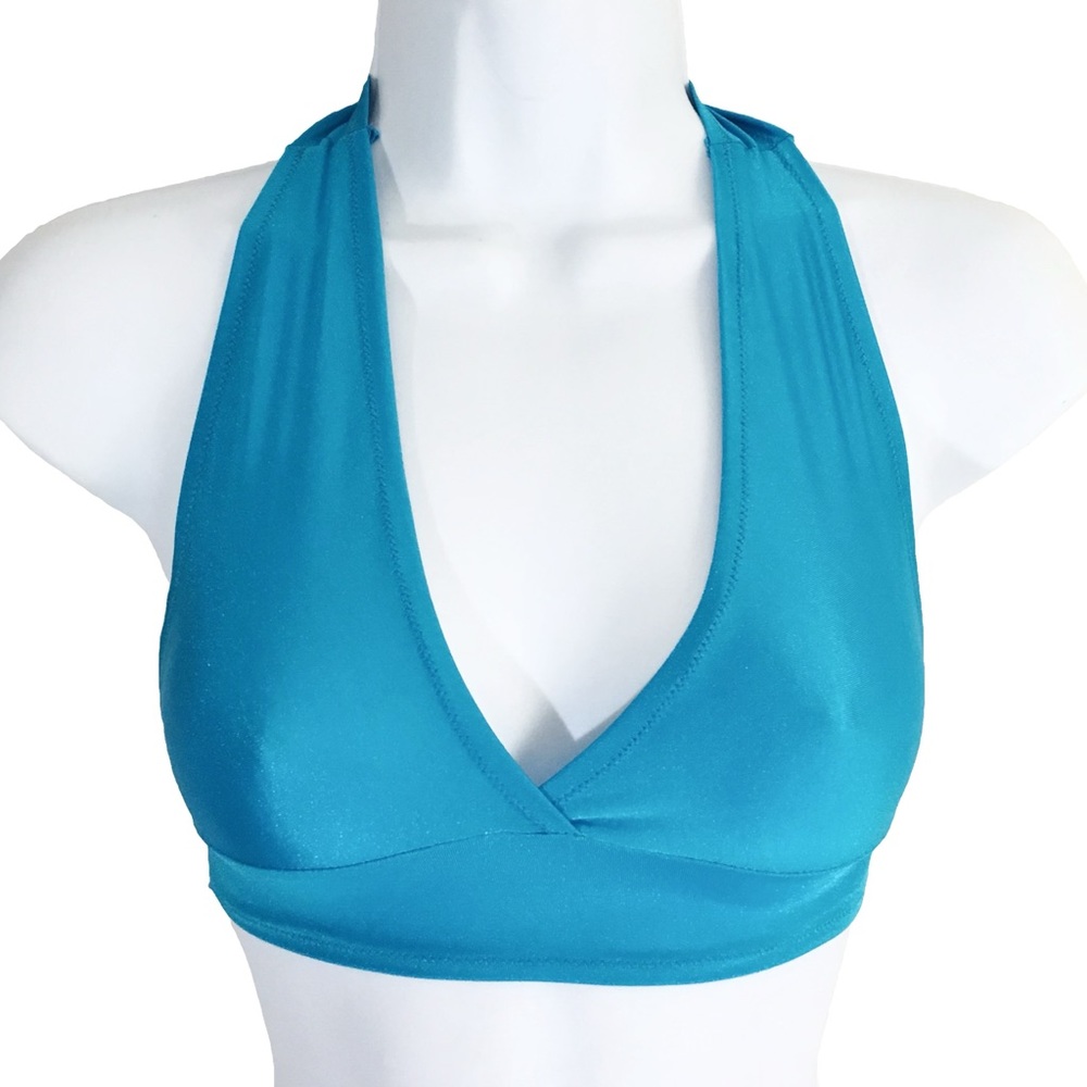Clearance! Swim Rave Festival Gogo Dancer Halter Crop Top Festival Club Workout